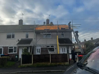 Flat roof installation in Cheshire
