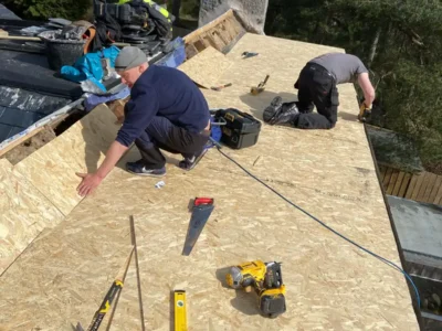 Roof flashing and guttering in Cheshire