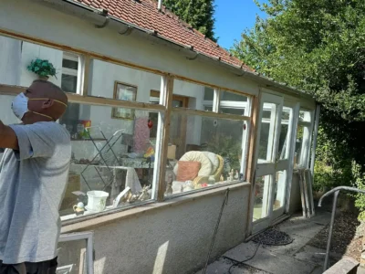 Roof restoration project in Cheshire