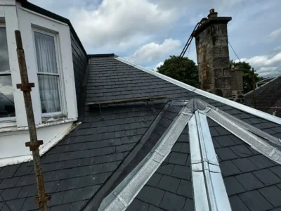 Roof flashing and guttering in Cheshire